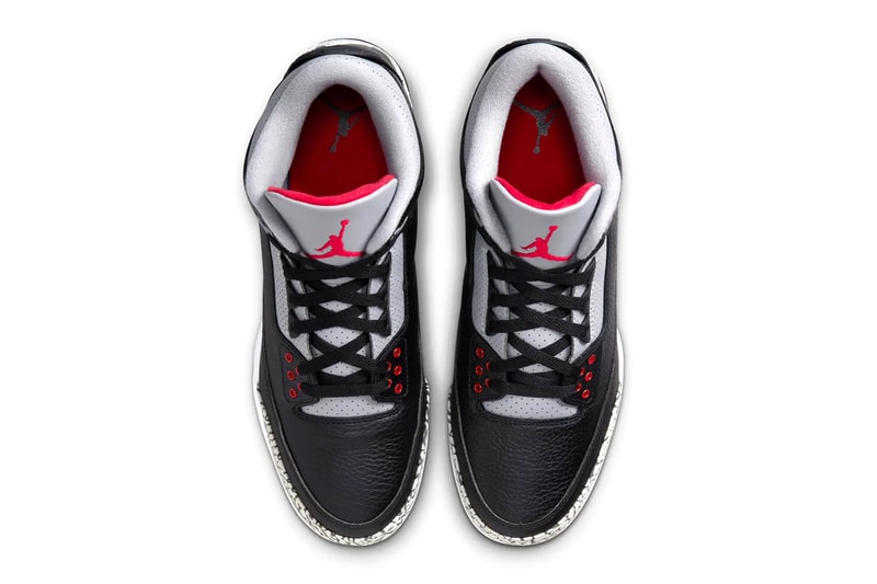 Air Jordan 3 "Black Cement" to Release as a Football Cleat jordan brand soccer leather elephant print swoosh jumpman nike