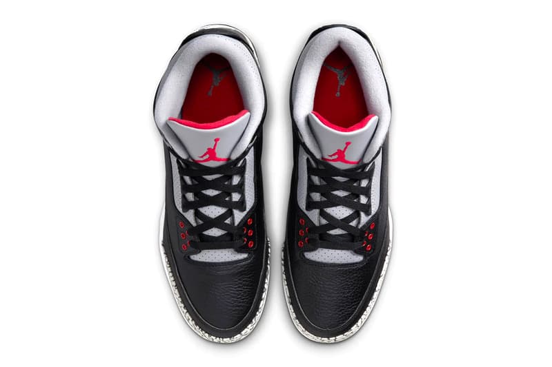 Air Jordan 3 "Black Cement" to Release as a Football Cleat jordan brand soccer leather elephant print swoosh jumpman nike