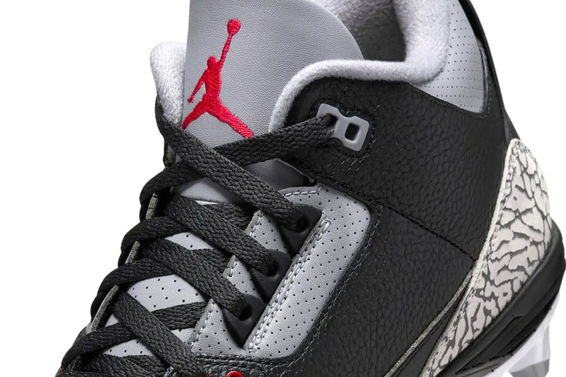 Air Jordan 3 "Black Cement" to Release as a Football Cleat jordan brand soccer leather elephant print swoosh jumpman nike