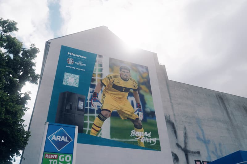 hisense UEFA EURO 2024™ beyond glory football soccer tv electronics fridge campaign berlin munich germany QR immersive goalkeeper games competition social activation 