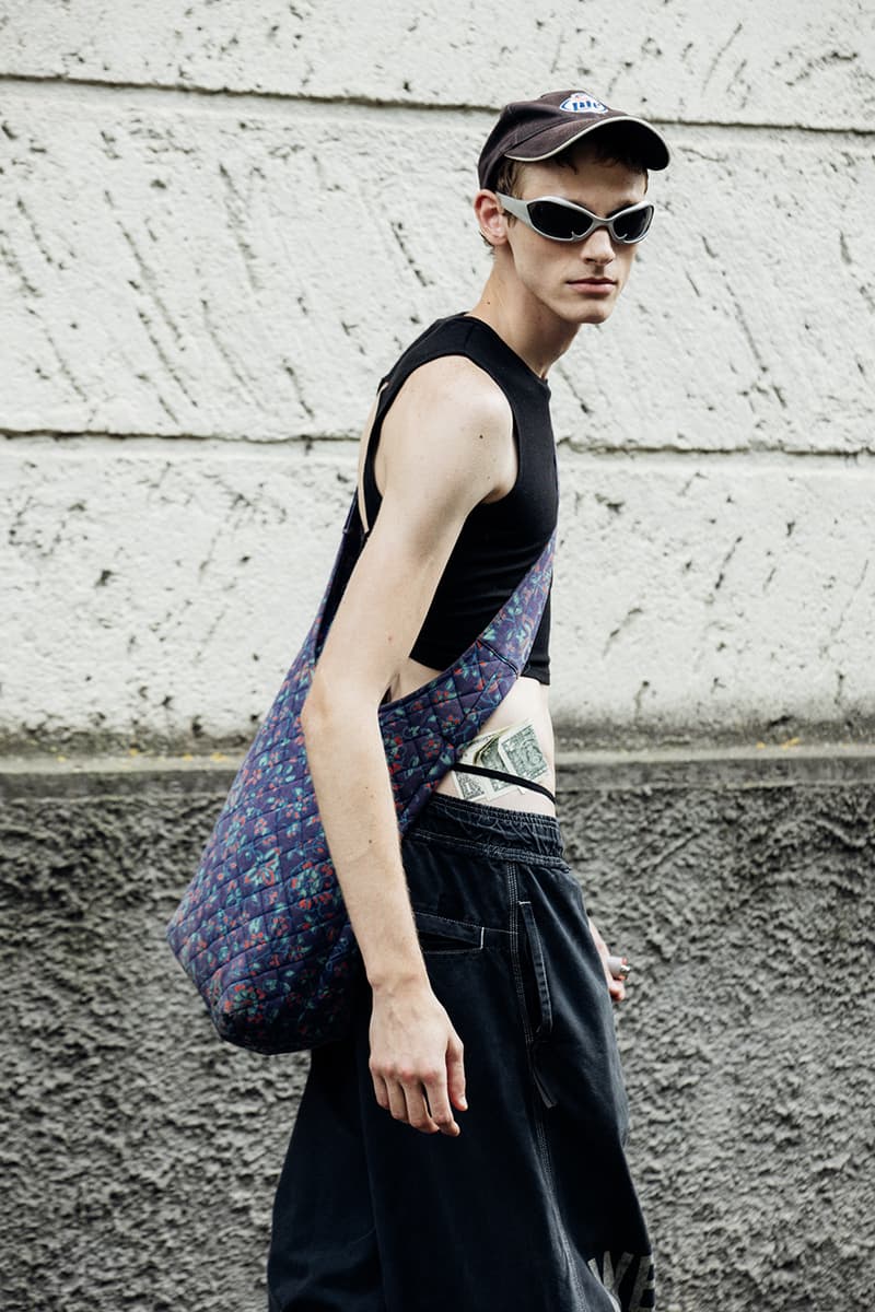 Milan Fashion Week Men's SS25 Street Style fendi diesel jw anderson prada italian fashion streetwear fendi gucci 