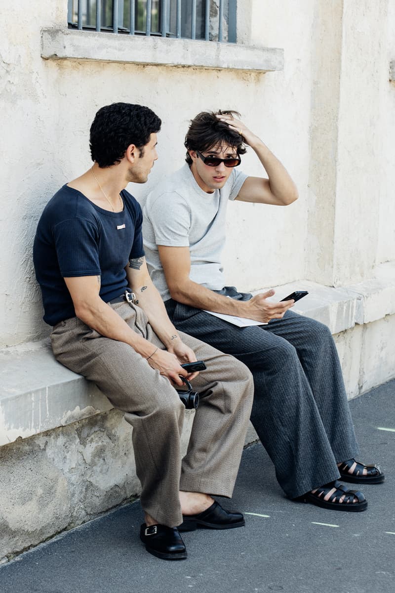 Milan Fashion Week Men's SS25 Street Style fendi diesel jw anderson prada italian fashion streetwear fendi gucci 