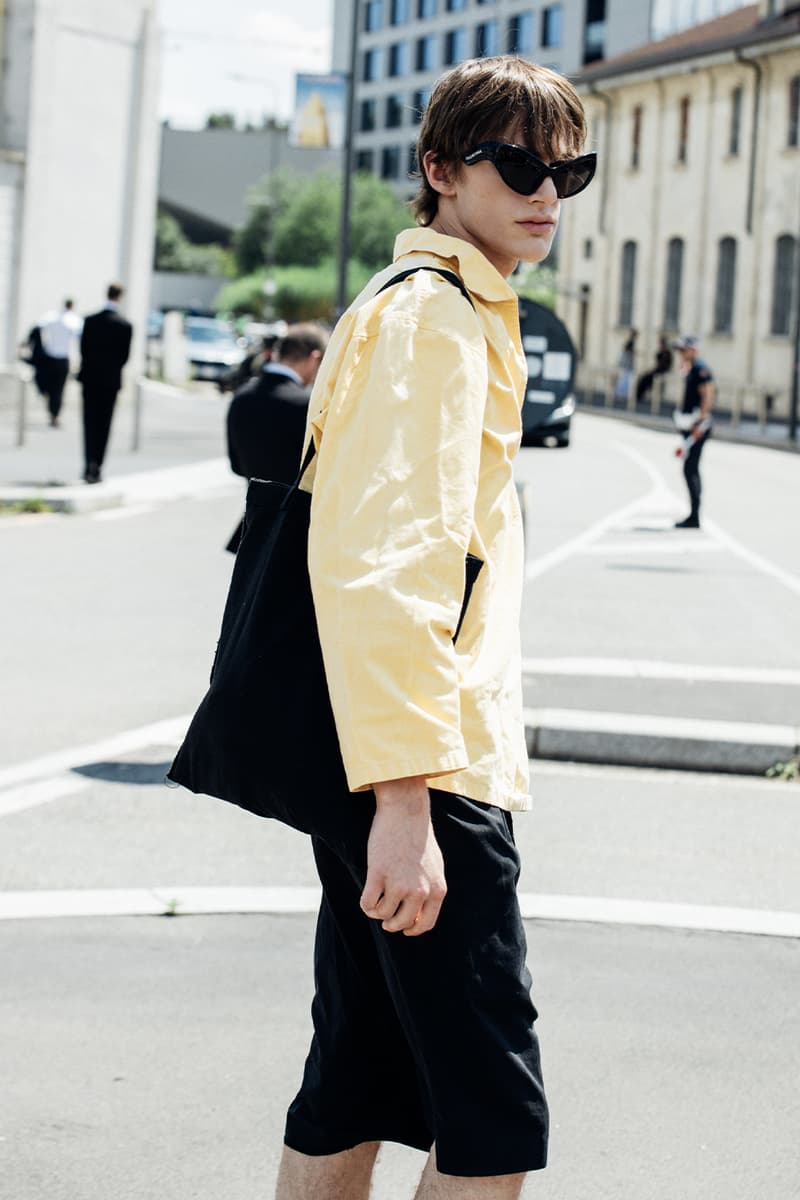 Milan Fashion Week Men's SS25 Street Style fendi diesel jw anderson prada italian fashion streetwear fendi gucci 