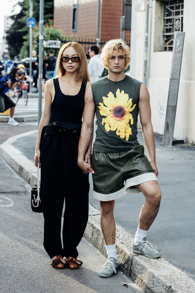 Milan Fashion Week Men's SS25 Street Style fendi diesel jw anderson prada italian fashion streetwear fendi gucci 