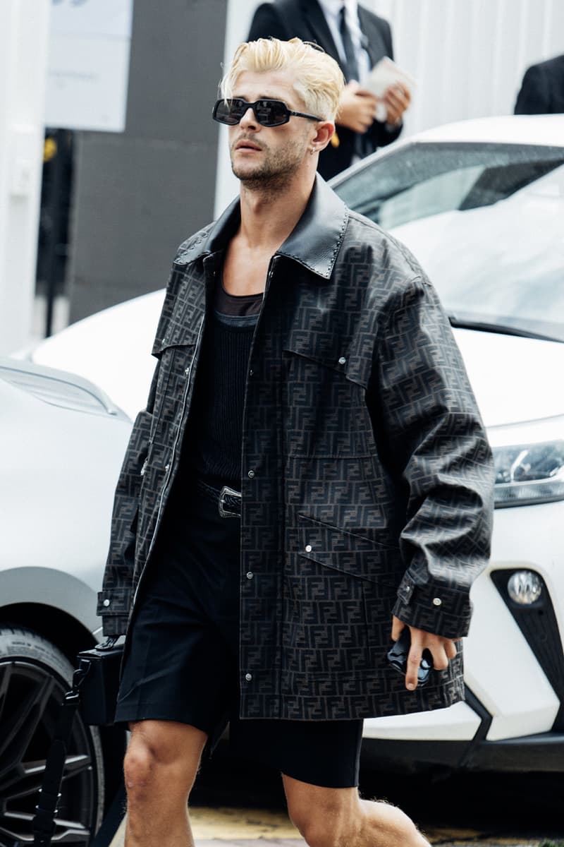 Milan Fashion Week Men's SS25 Street Style fendi diesel jw anderson prada italian fashion streetwear fendi gucci 