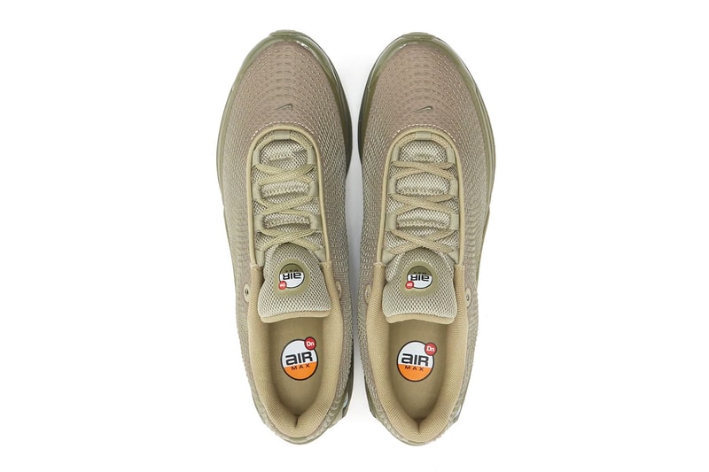 Official Look at the Nike Air Max Dn "Olive" DV3337-200 release info swoosh retro shoe comfort versatile