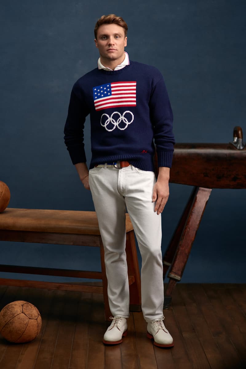 polo ralph lauren 2024 olympic games opening closing ceremony pieces collection athlete village wear david lauren interview conversation official release date photos price store list buying guide