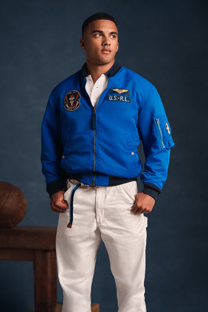 polo ralph lauren 2024 olympic games opening closing ceremony pieces collection athlete village wear david lauren interview conversation official release date photos price store list buying guide