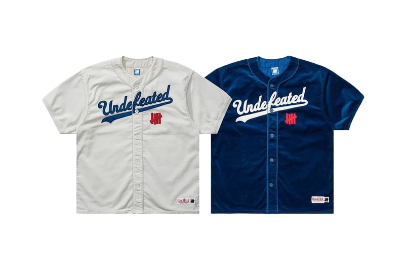UNDEFEATED Enters the MLB With Corduroy Baseball Jersey