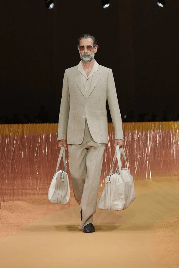 ZEGNA Spring Summer 2025 Milan Fashion Week menswear runway Alessandro Sartori