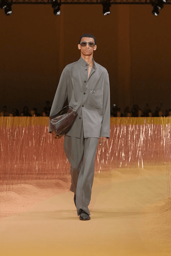 ZEGNA Spring Summer 2025 Milan Fashion Week menswear runway Alessandro Sartori