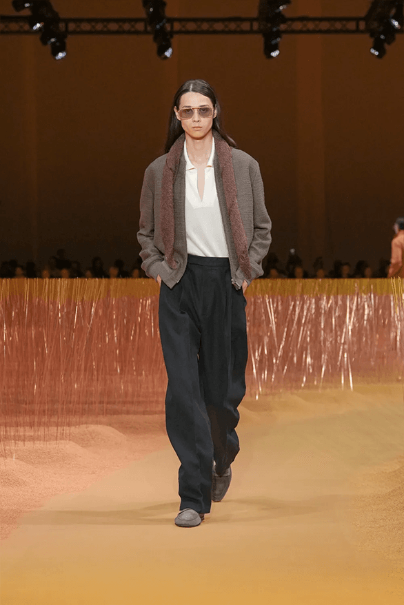 ZEGNA Spring Summer 2025 Milan Fashion Week menswear runway Alessandro Sartori