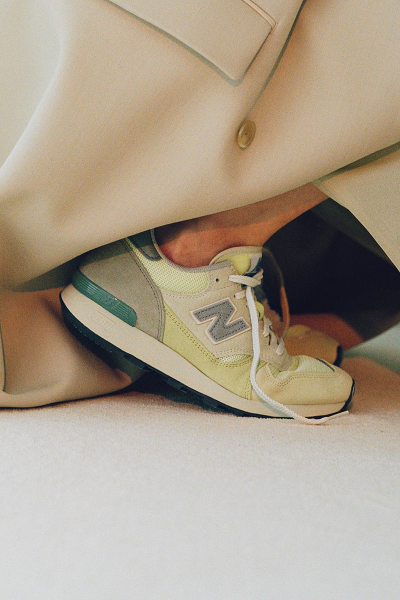 Closer Look at the AURALEE x New Balance 475 SS25 Collaboration japanese sneaker collaboration label wrpd 990v4 made in usa ryota iwai U475AR U475AE