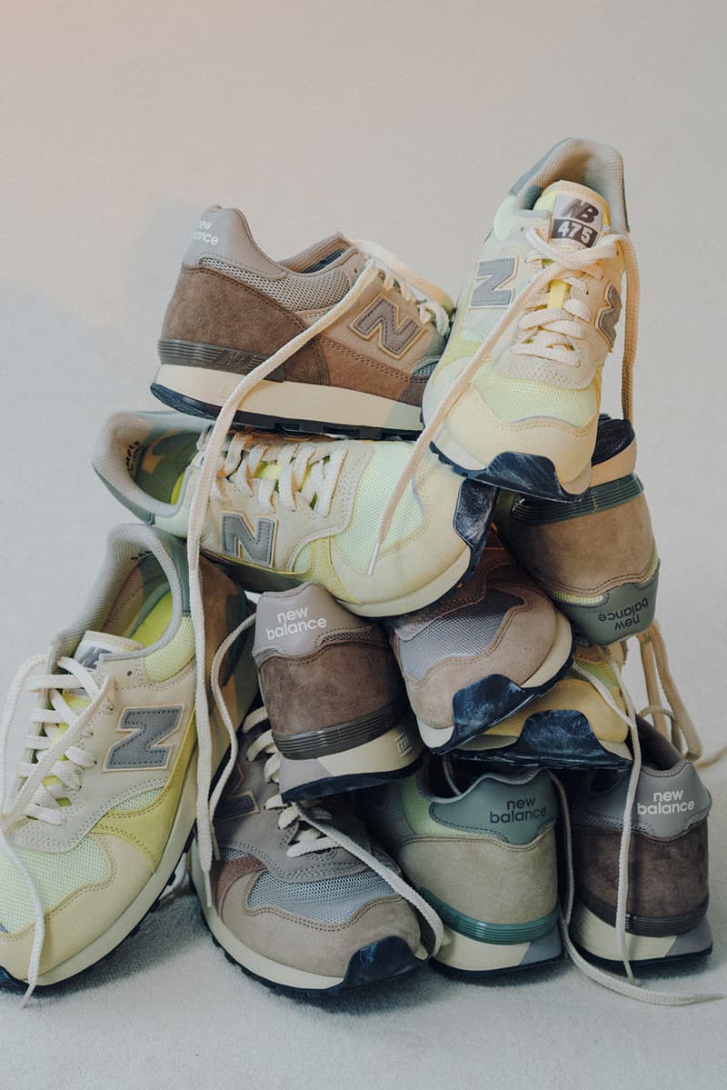 Closer Look at the AURALEE x New Balance 475 SS25 Collaboration japanese sneaker collaboration label wrpd 990v4 made in usa ryota iwai U475AR U475AE