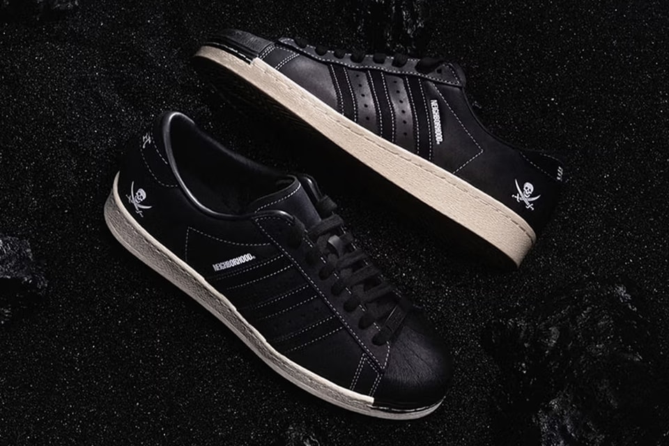 NEIGHBORHOOD adidas Superstar Ink Black ID8650 Release | Hypebeast