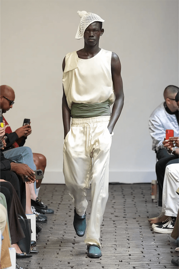 Bianca Saunders Spring Summer 2024 Paris Fashion Week menswear runway