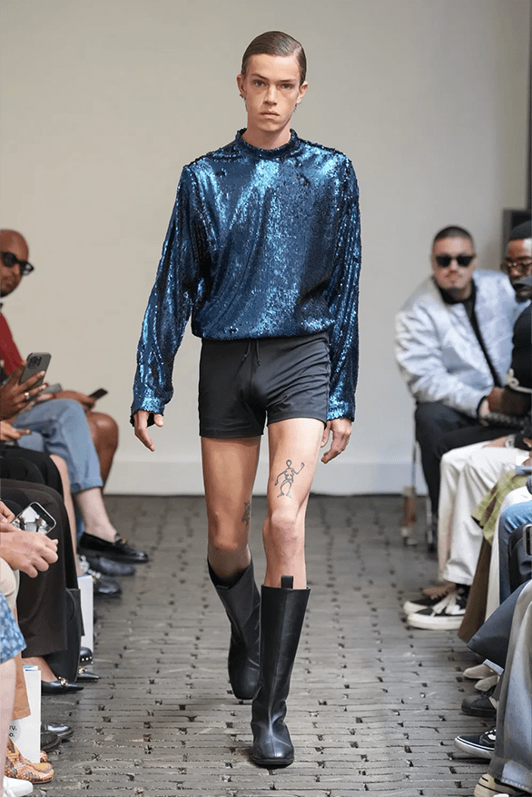 Bianca Saunders Spring Summer 2024 Paris Fashion Week menswear runway