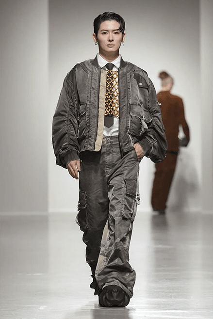Feng Chen Wang Spring Summer 2025 Paris Fashion Week menswear converse collaboration runway show ugg