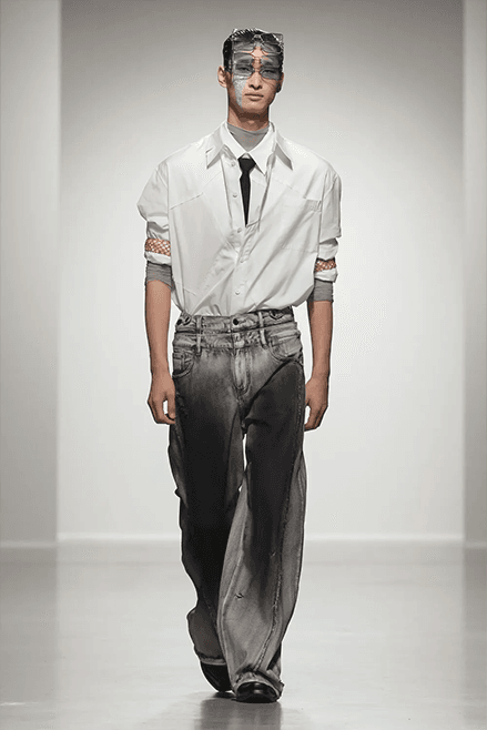 Feng Chen Wang Spring Summer 2025 Paris Fashion Week menswear converse collaboration runway show ugg