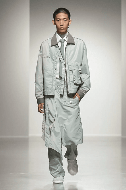 Feng Chen Wang Spring Summer 2025 Paris Fashion Week menswear converse collaboration runway show ugg