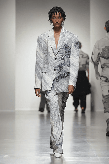 Feng Chen Wang Spring Summer 2025 Paris Fashion Week menswear converse collaboration runway show ugg