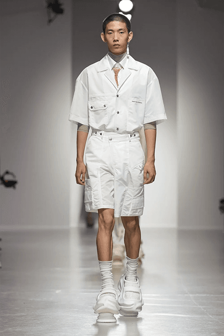 Feng Chen Wang Spring Summer 2025 Paris Fashion Week menswear converse collaboration runway show ugg