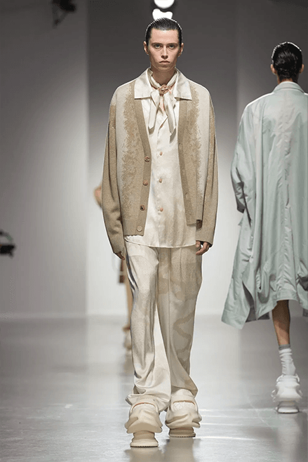 Feng Chen Wang Spring Summer 2025 Paris Fashion Week menswear converse collaboration runway show ugg