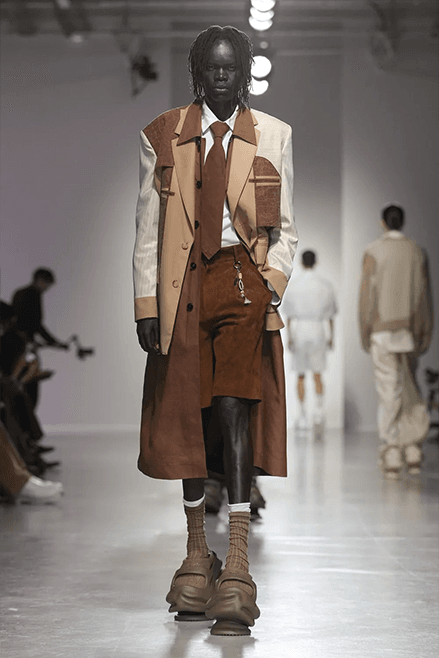 Feng Chen Wang Spring Summer 2025 Paris Fashion Week menswear converse collaboration runway show ugg