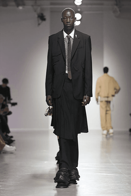 Feng Chen Wang Spring Summer 2025 Paris Fashion Week menswear converse collaboration runway show ugg