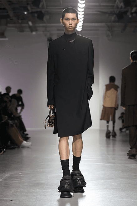 Feng Chen Wang Spring Summer 2025 Paris Fashion Week menswear converse collaboration runway show ugg