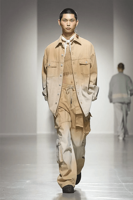 Feng Chen Wang Spring Summer 2025 Paris Fashion Week menswear converse collaboration runway show ugg