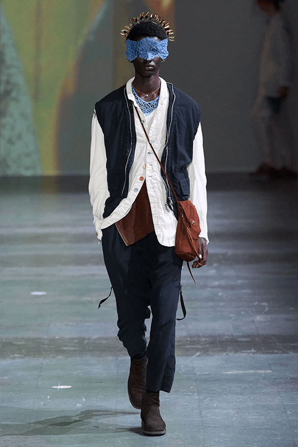 Undercover Spring Summer 2025 Paris Fashion Week menswear runway show Jun Takahashi champion collaboration