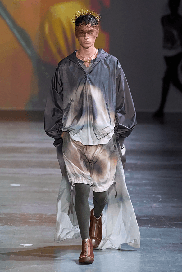 Undercover Spring Summer 2025 Paris Fashion Week menswear runway show Jun Takahashi champion collaboration