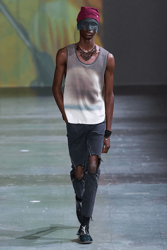 Undercover Spring Summer 2025 Paris Fashion Week menswear runway show Jun Takahashi champion collaboration