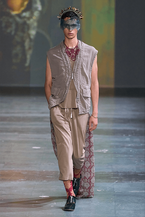 Undercover Spring Summer 2025 Paris Fashion Week menswear runway show Jun Takahashi champion collaboration