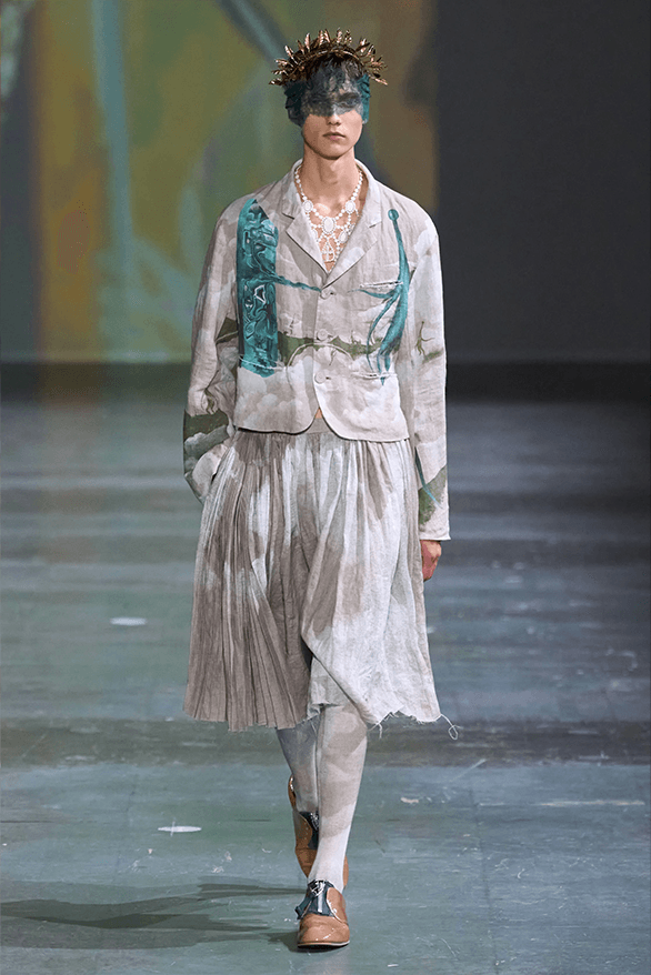 Undercover Spring Summer 2025 Paris Fashion Week menswear runway show Jun Takahashi champion collaboration