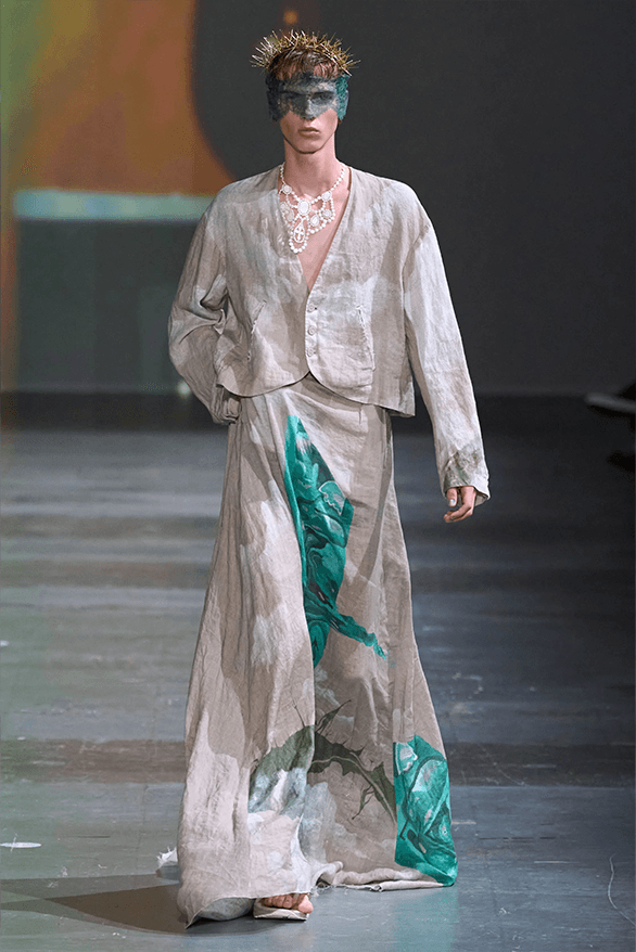 Undercover Spring Summer 2025 Paris Fashion Week menswear runway show Jun Takahashi champion collaboration