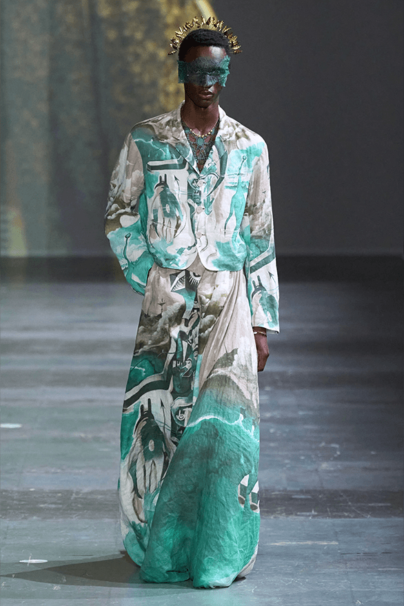 Undercover Spring Summer 2025 Paris Fashion Week menswear runway show Jun Takahashi champion collaboration