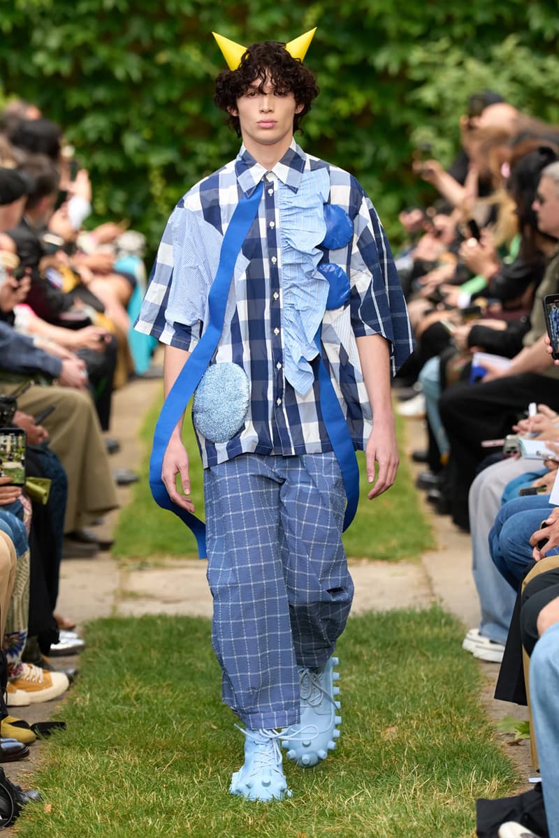 Walter Van Beirendonck Clowns Around for SS25 Collection Paris Fashion Week clown motifs youthful fun roses carnations foliage circus antwerp six