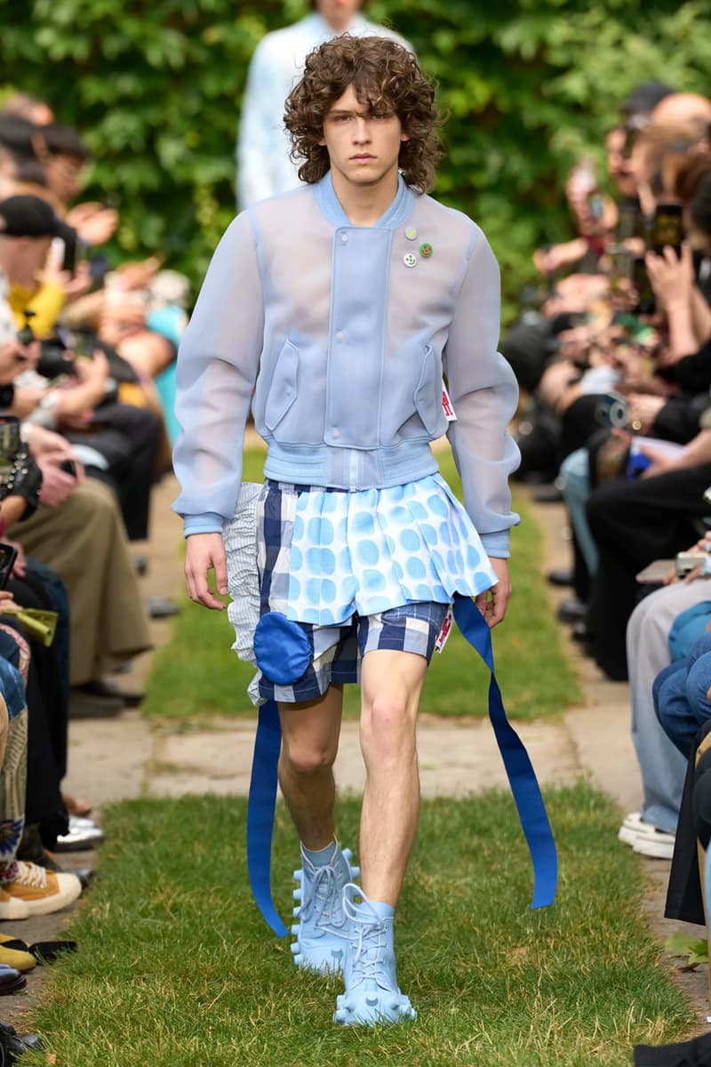 Walter Van Beirendonck Clowns Around for SS25 Collection Paris Fashion Week clown motifs youthful fun roses carnations foliage circus antwerp six