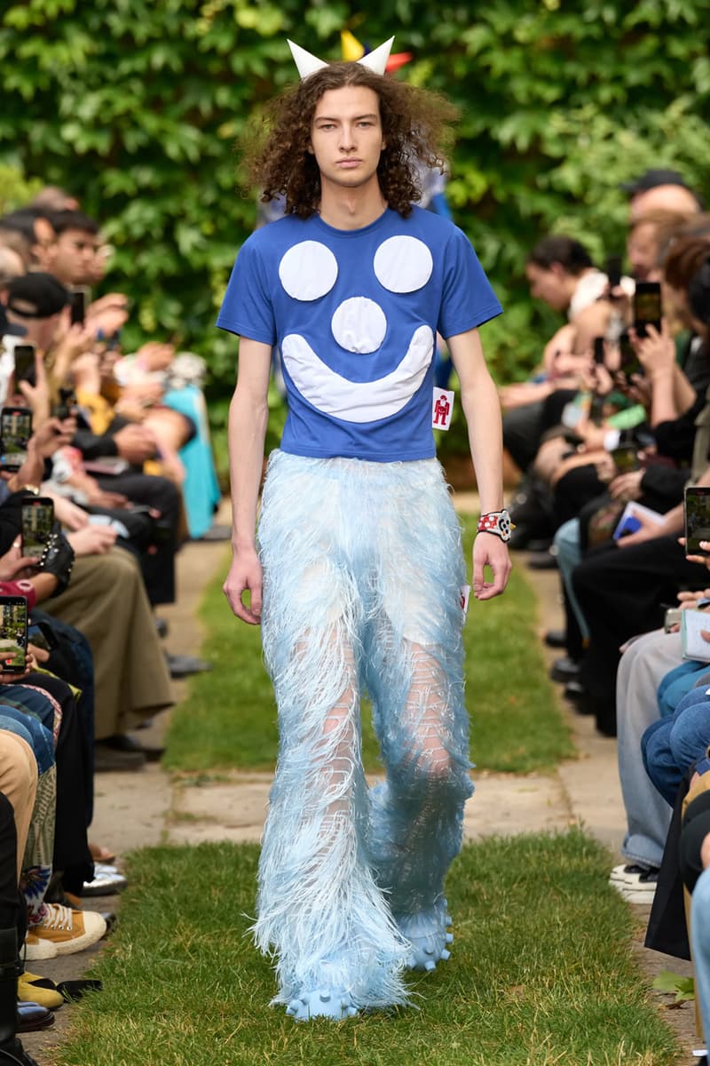 Walter Van Beirendonck Clowns Around for SS25 Collection Paris Fashion Week clown motifs youthful fun roses carnations foliage circus antwerp six