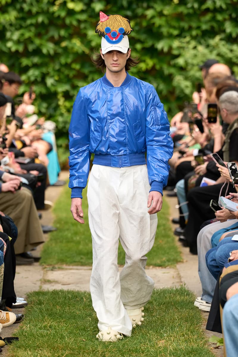 Walter Van Beirendonck Clowns Around for SS25 Collection Paris Fashion Week clown motifs youthful fun roses carnations foliage circus antwerp six