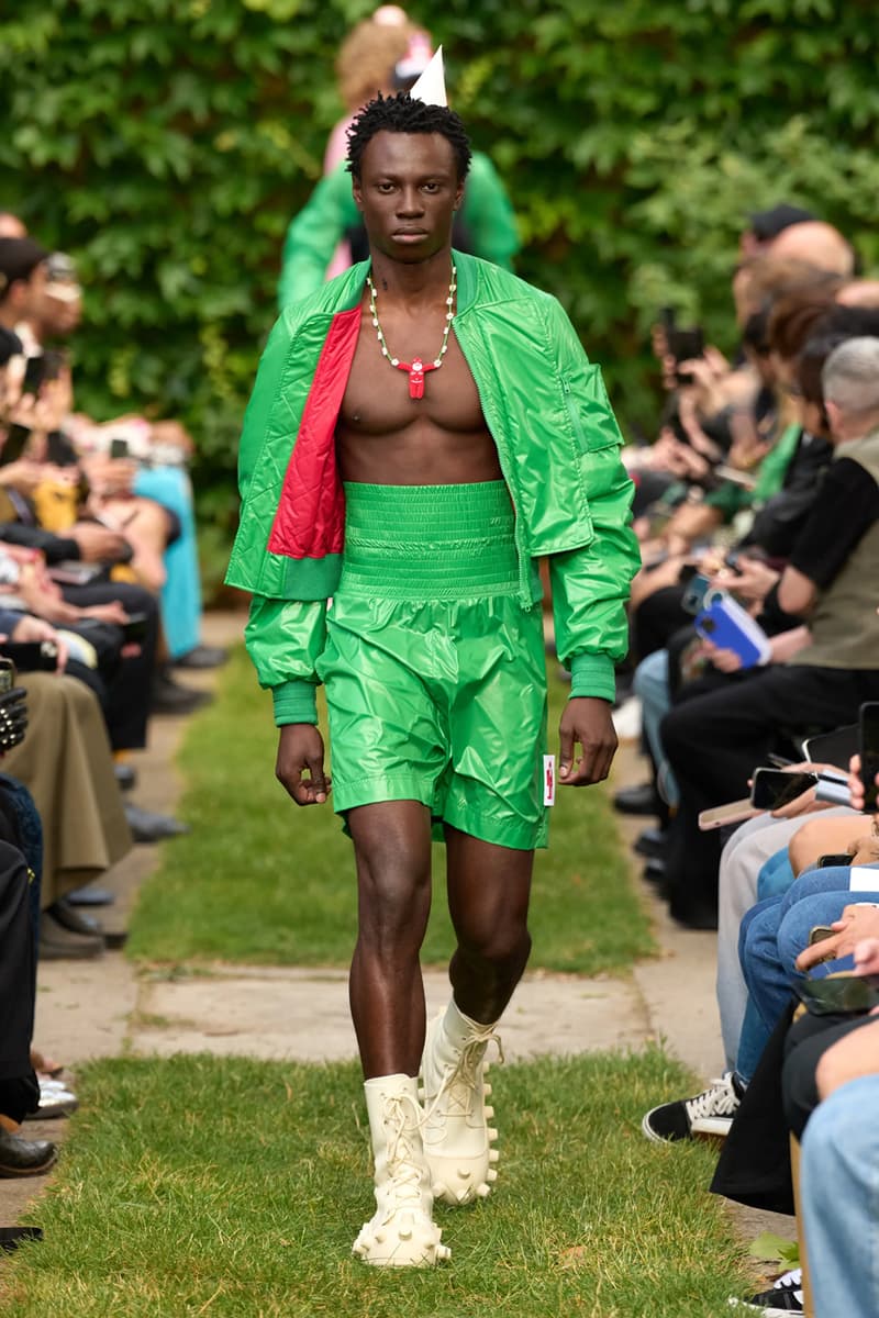 Walter Van Beirendonck Clowns Around for SS25 Collection Paris Fashion Week clown motifs youthful fun roses carnations foliage circus antwerp six