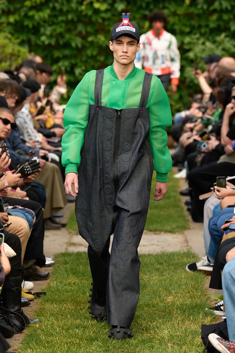 Walter Van Beirendonck Clowns Around for SS25 Collection Paris Fashion Week clown motifs youthful fun roses carnations foliage circus antwerp six