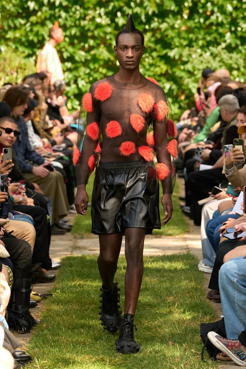 Walter Van Beirendonck Clowns Around for SS25 Collection Paris Fashion Week clown motifs youthful fun roses carnations foliage circus antwerp six