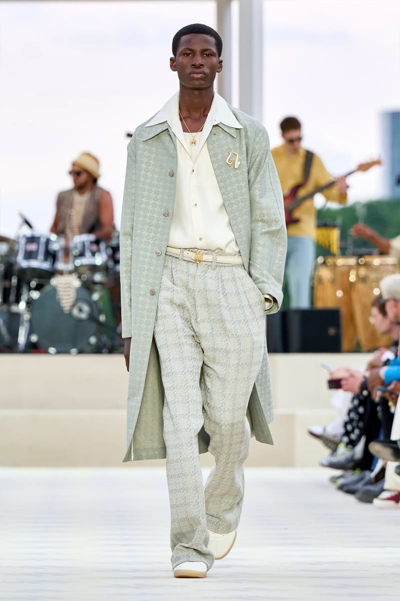 AMIRI SS25 Combines 19th Century Western Tropes Combines Western Tropes With the '70s Jazz Flair paris fashion week collection mike amiri The Yussef Dayes Experience maluma kyle kuzma french montana