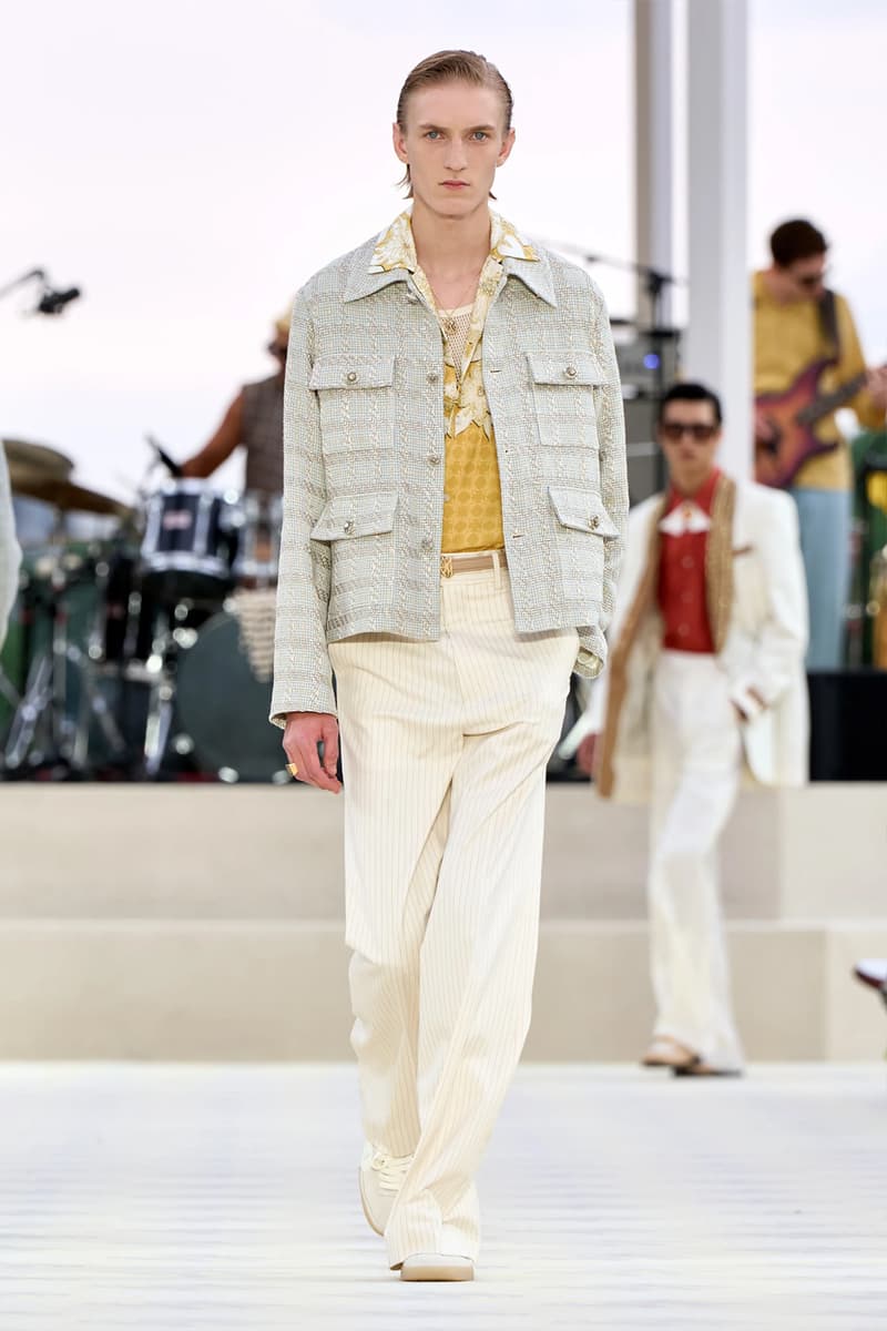 AMIRI SS25 Combines 19th Century Western Tropes Combines Western Tropes With the '70s Jazz Flair paris fashion week collection mike amiri The Yussef Dayes Experience maluma kyle kuzma french montana