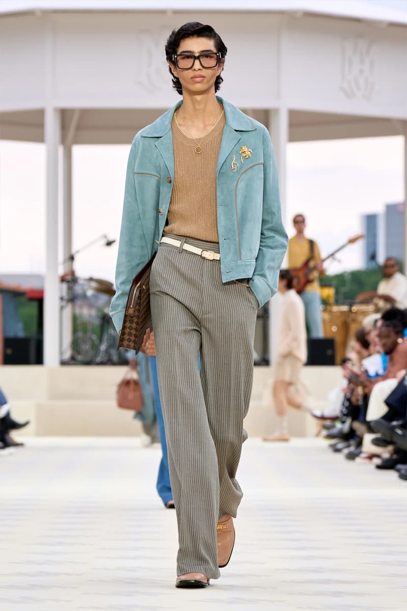 AMIRI SS25 Combines 19th Century Western Tropes Combines Western Tropes With the '70s Jazz Flair paris fashion week collection mike amiri The Yussef Dayes Experience maluma kyle kuzma french montana