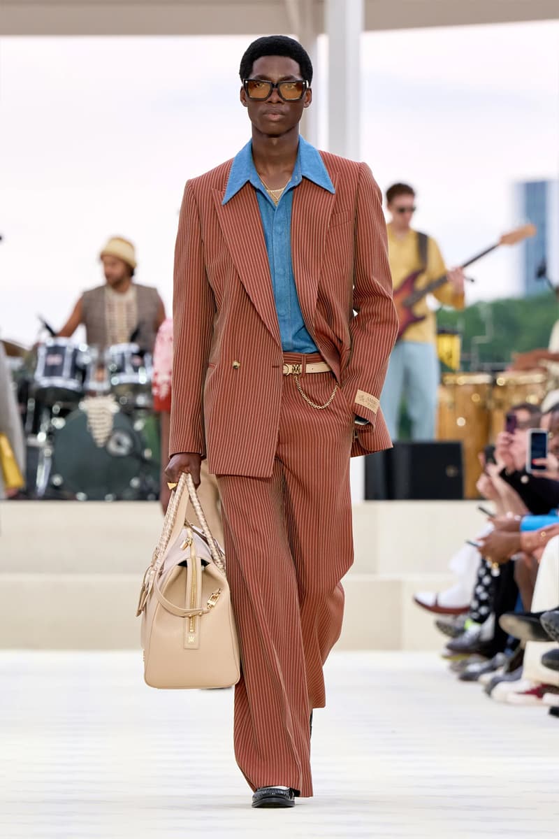 AMIRI SS25 Combines 19th Century Western Tropes Combines Western Tropes With the '70s Jazz Flair paris fashion week collection mike amiri The Yussef Dayes Experience maluma kyle kuzma french montana