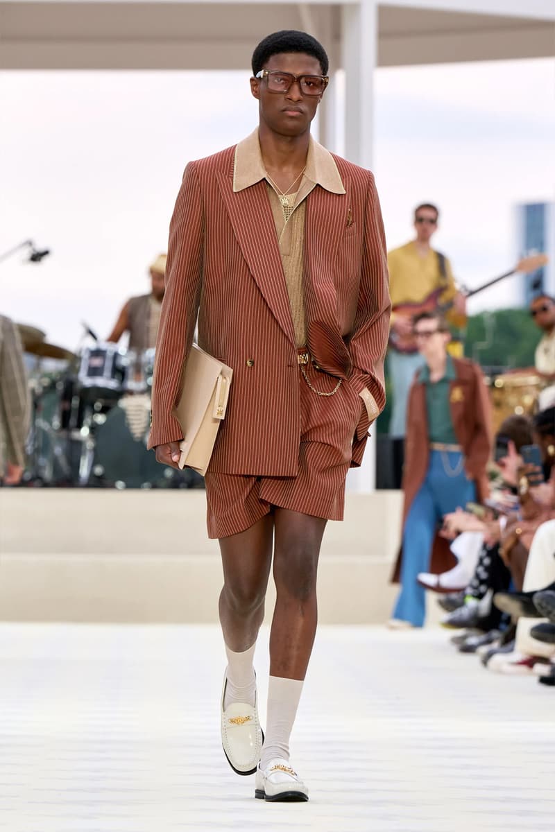 AMIRI SS25 Combines 19th Century Western Tropes Combines Western Tropes With the '70s Jazz Flair paris fashion week collection mike amiri The Yussef Dayes Experience maluma kyle kuzma french montana